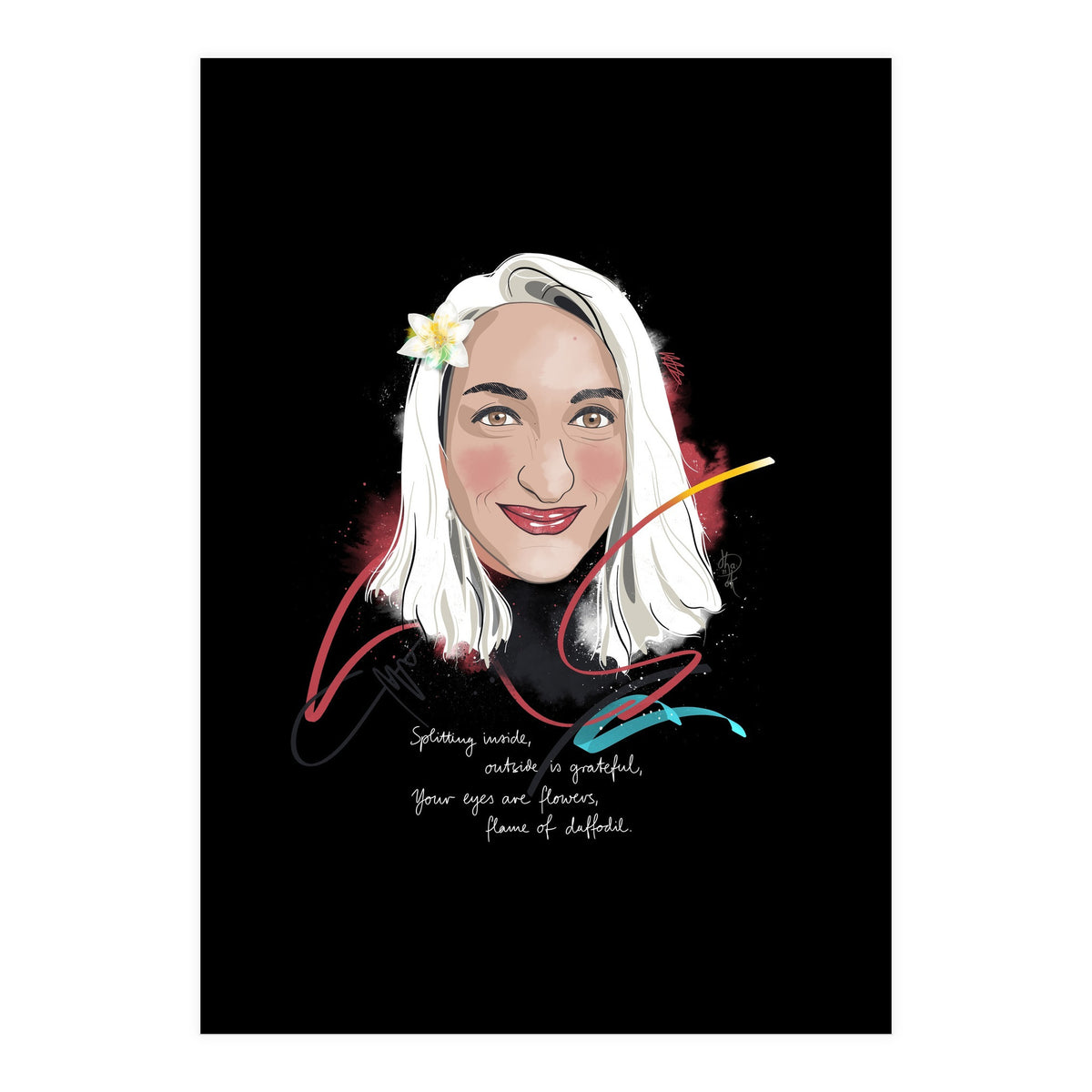 Flame Of Daffodil (Print Only)