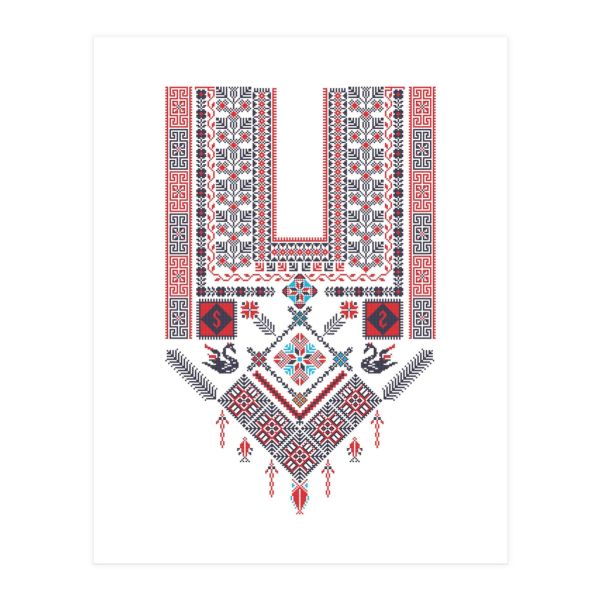 Tatreez Ornament 9 (Print Only)