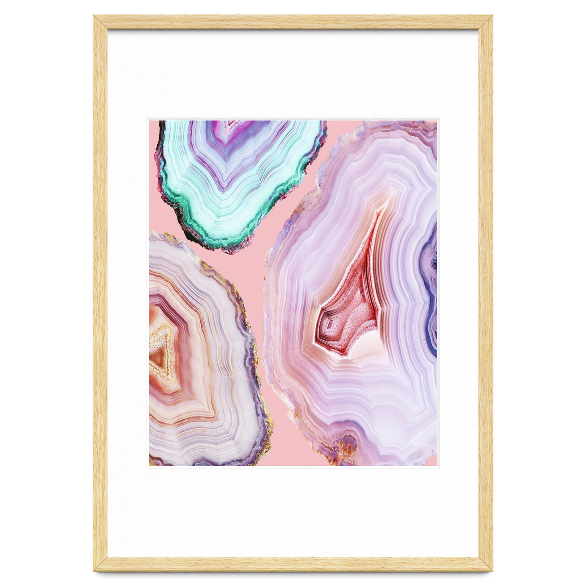 Mineral Agates #Glam collection