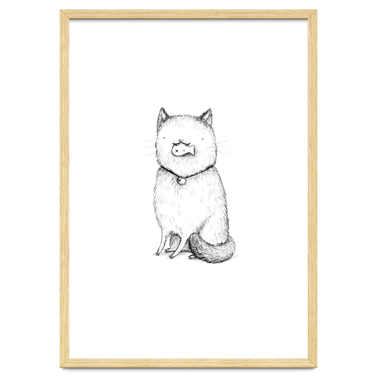 Kitty with a Fish Cracker