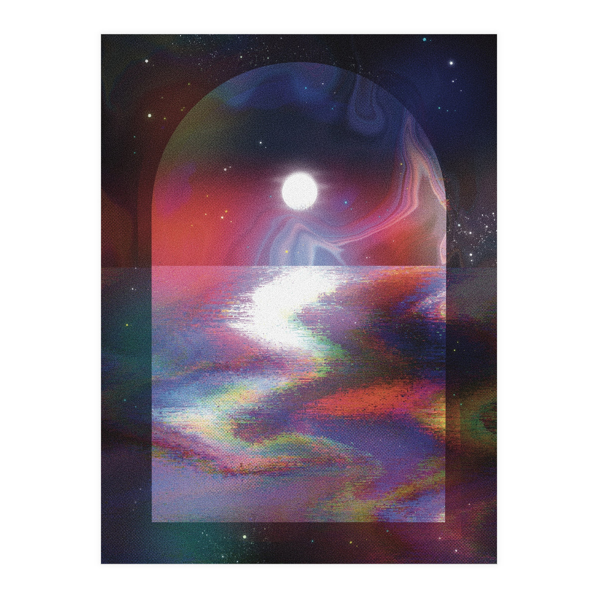Iridescent Seascape  (Print Only)