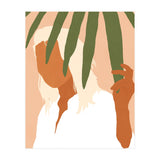 Musafir | Traveler Feminism Woman of Color in White Shirt | Palm Tropical Minimal Bohemian Fashion (Print Only) thumbnail