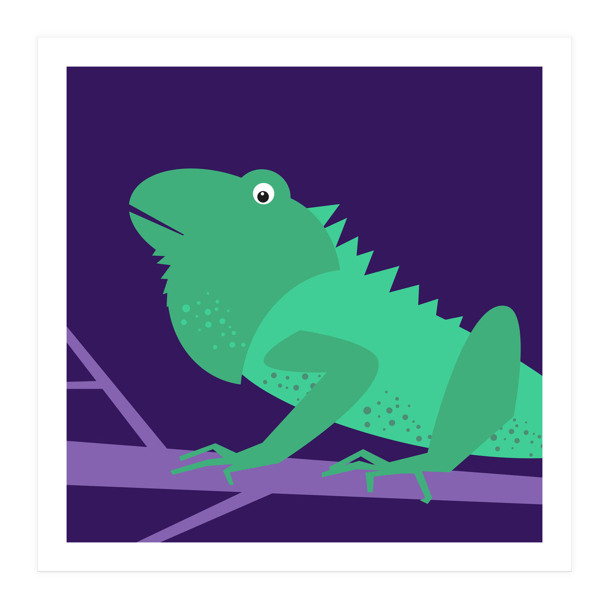 Kids Room Iguana (Print Only)