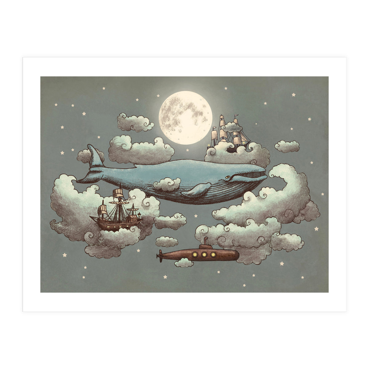 Ocean Meets Sky (Print Only)