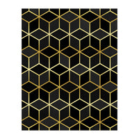 Colorful and golden pattern IV (Print Only)