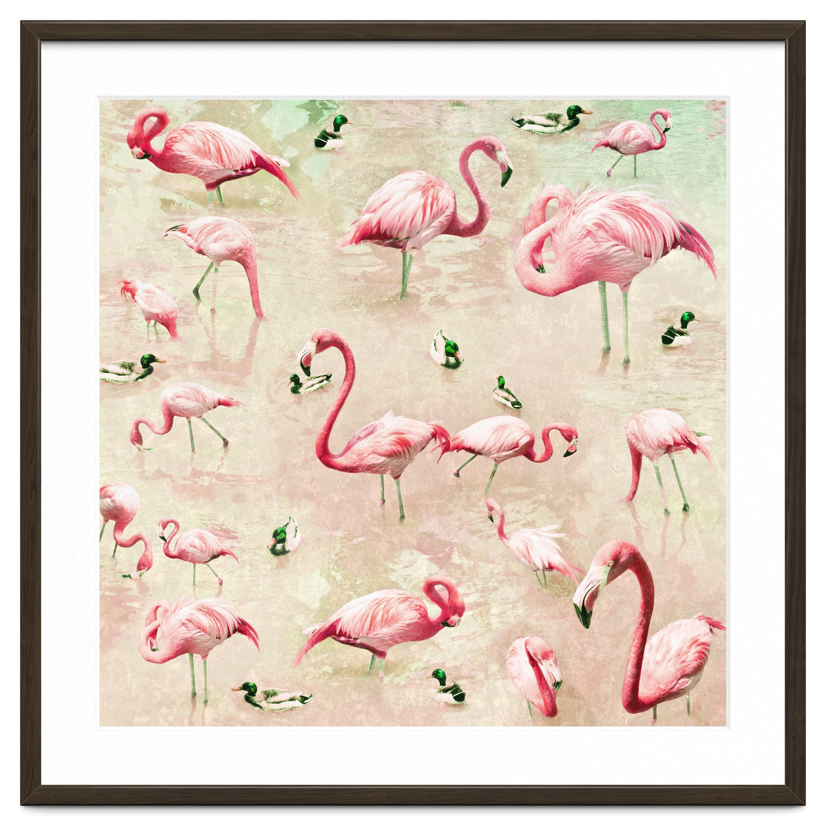 Flamingos Vintage Pink