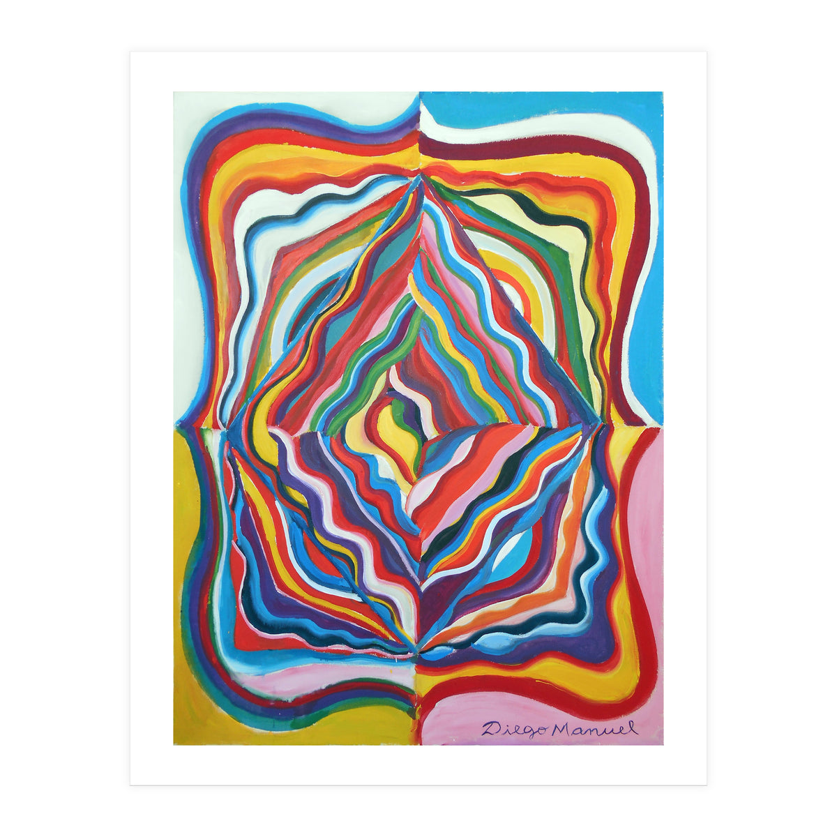 Graffiti Con Rombo (Print Only)