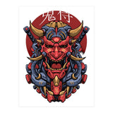 Japanese Oni Samurai (Print Only) thumbnail