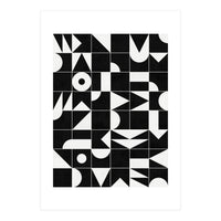 My Favorite Geometric Patterns No.18 - Black (Print Only)