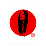 Geisha02 in red (Print Only) thumbnail