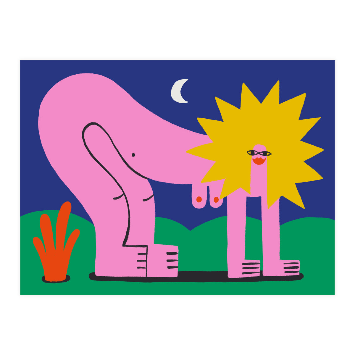 Hear Me Roar Leo (Print Only)