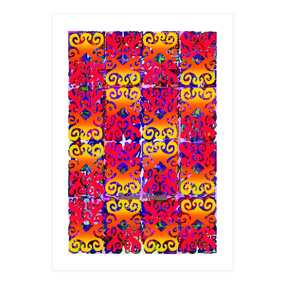 Tapiz Perfiles 2023 16 (Print Only)