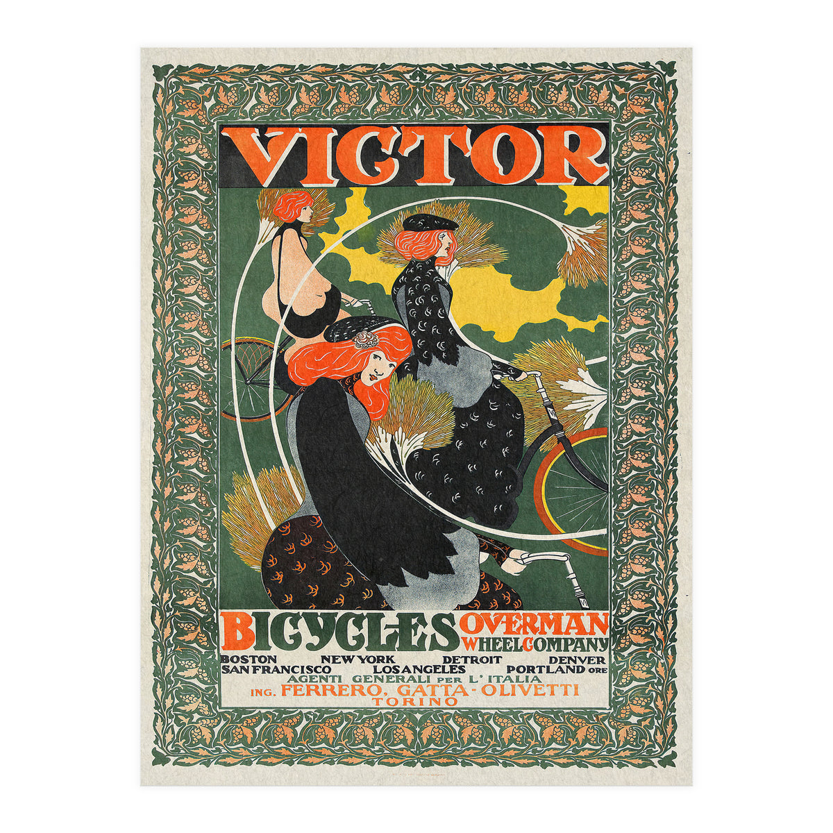 Victor Bicycles Advertisment (Print Only)