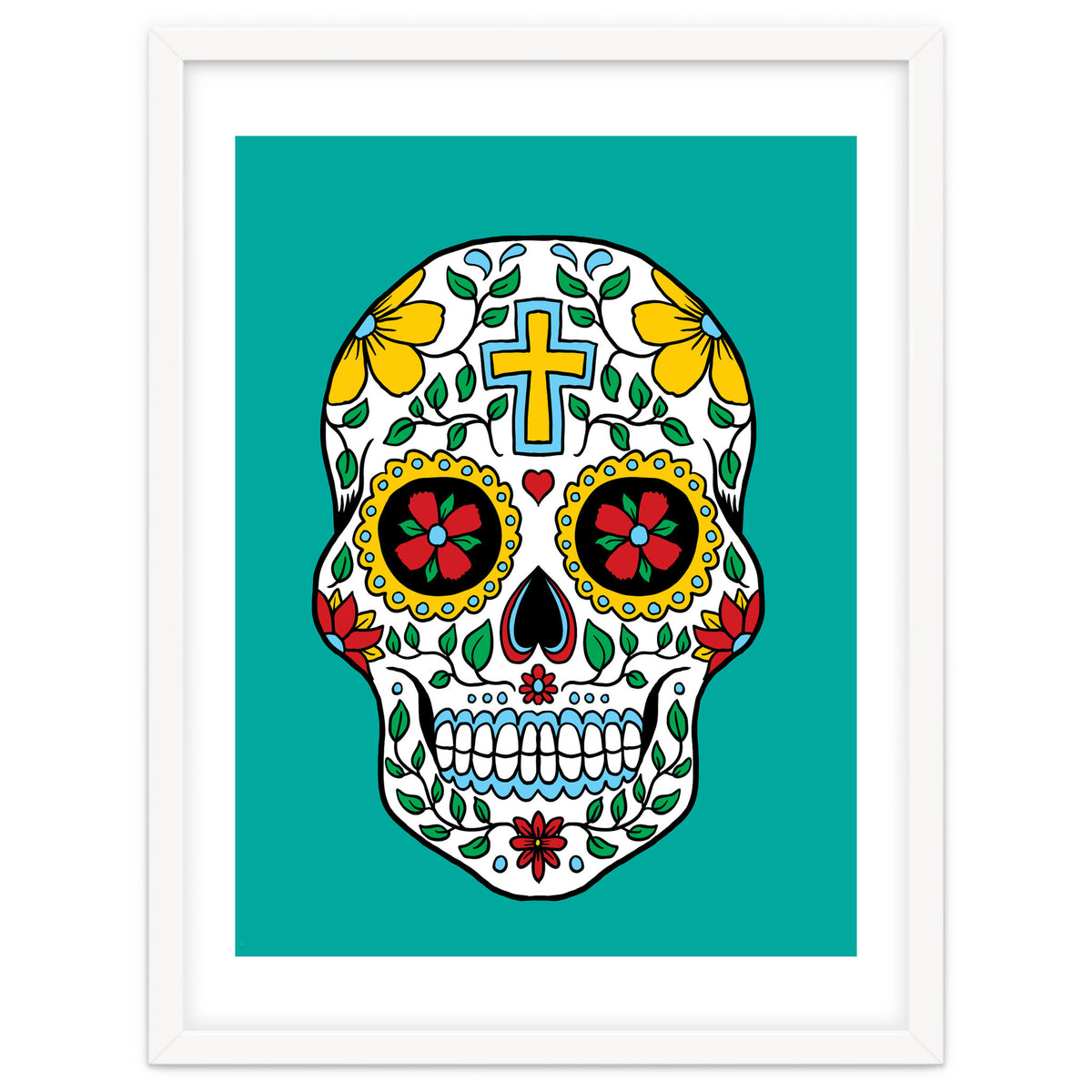 Colorful Skull III