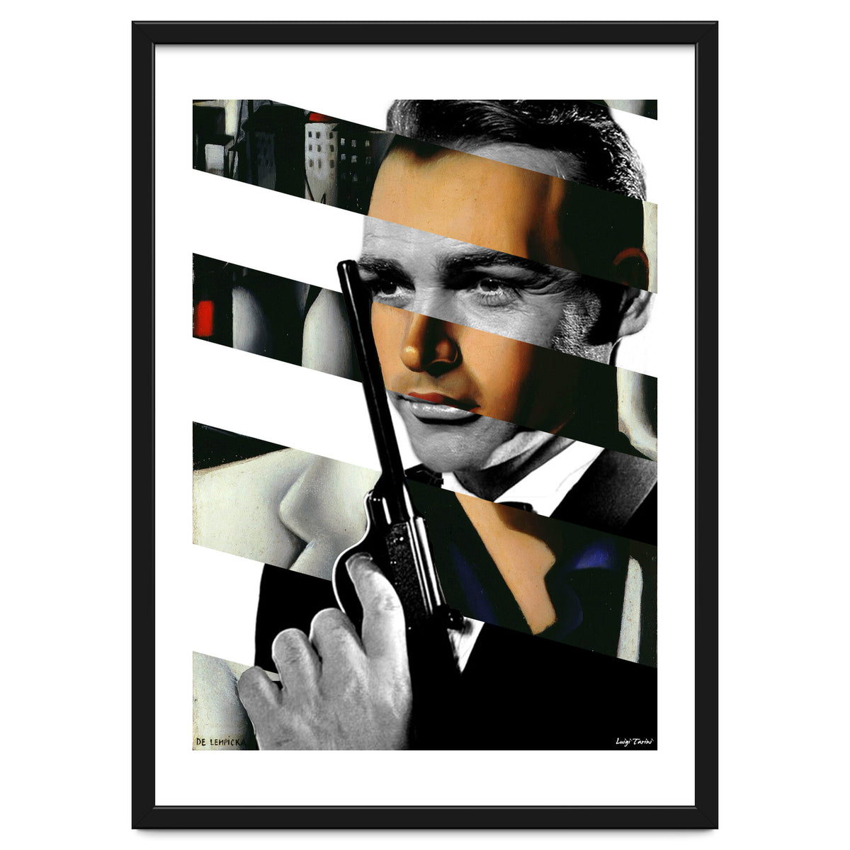 Tamara De Lempicka's Portrait Of Count Vettor Marcello & Sean Connery In James Bond With