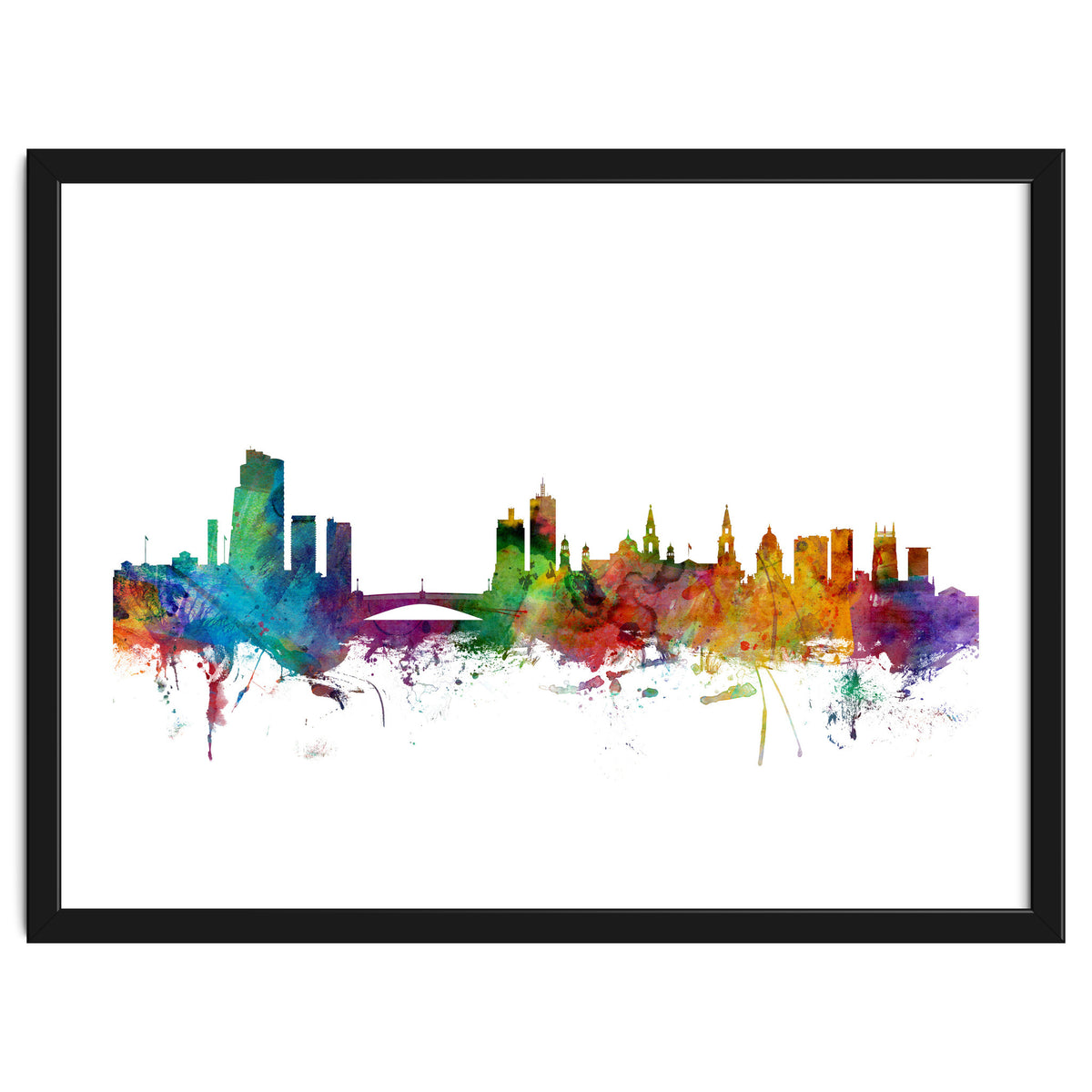 Leeds England Skyline