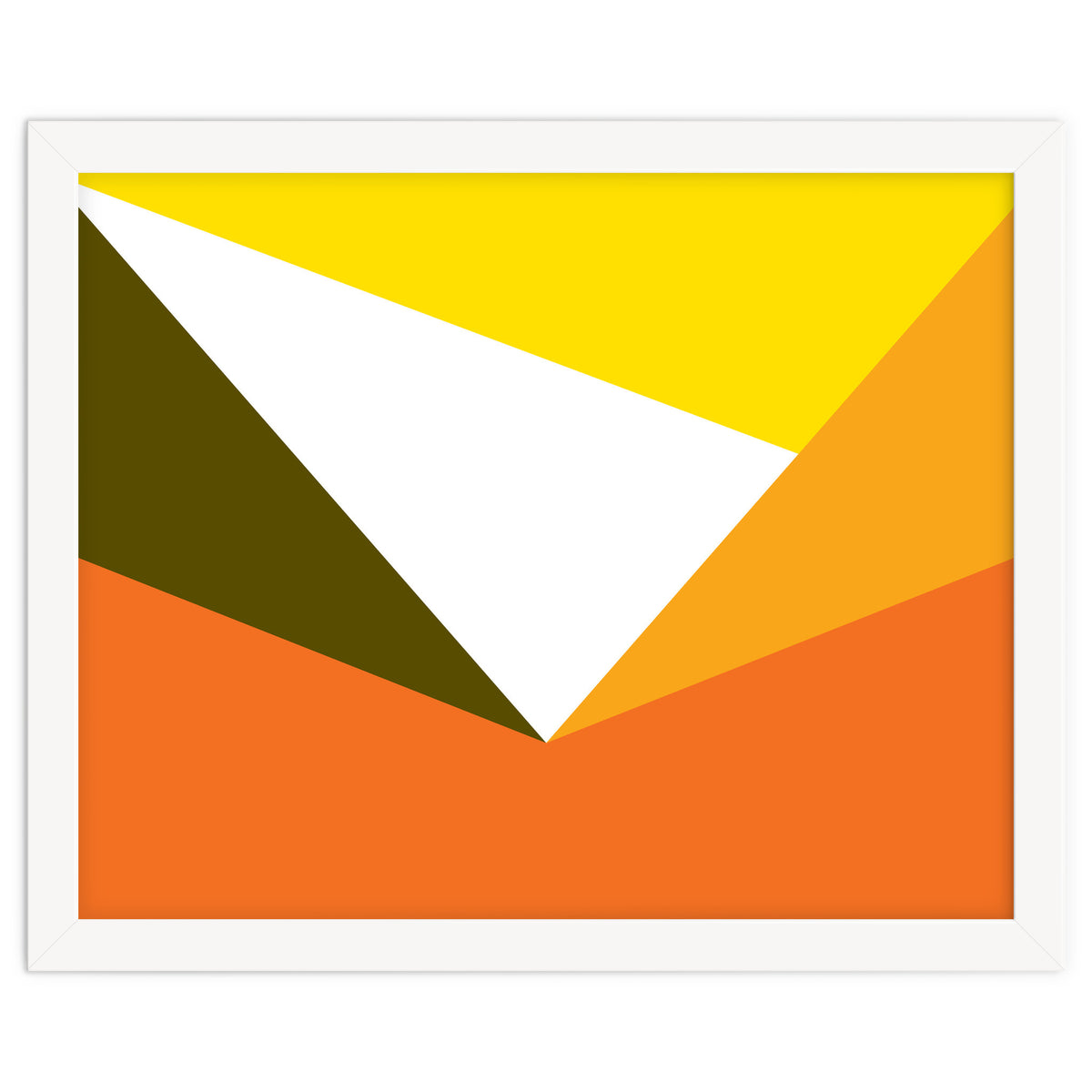 Geometric Shapes No. 58 - yellow & orange