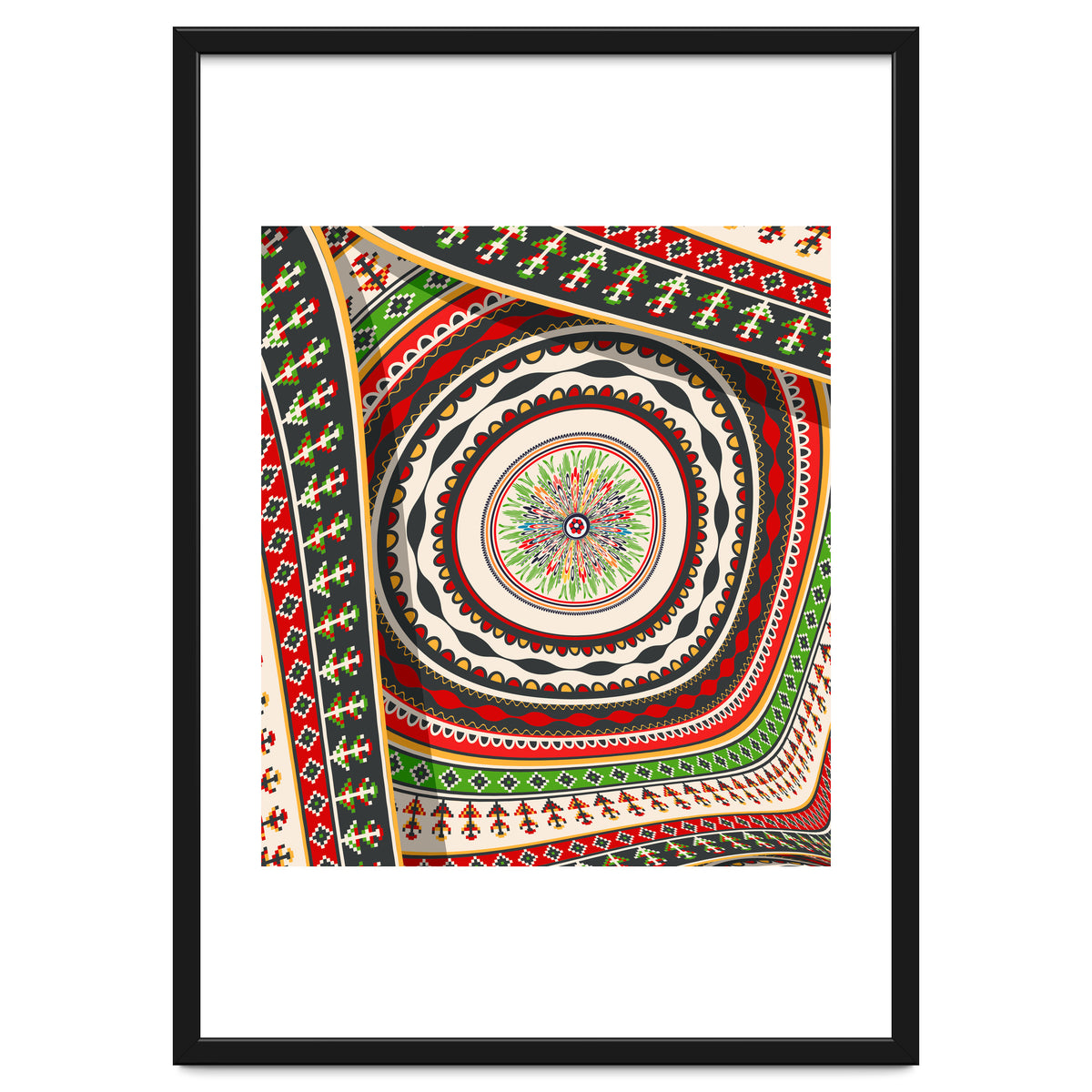 Romanian embroidery background 24