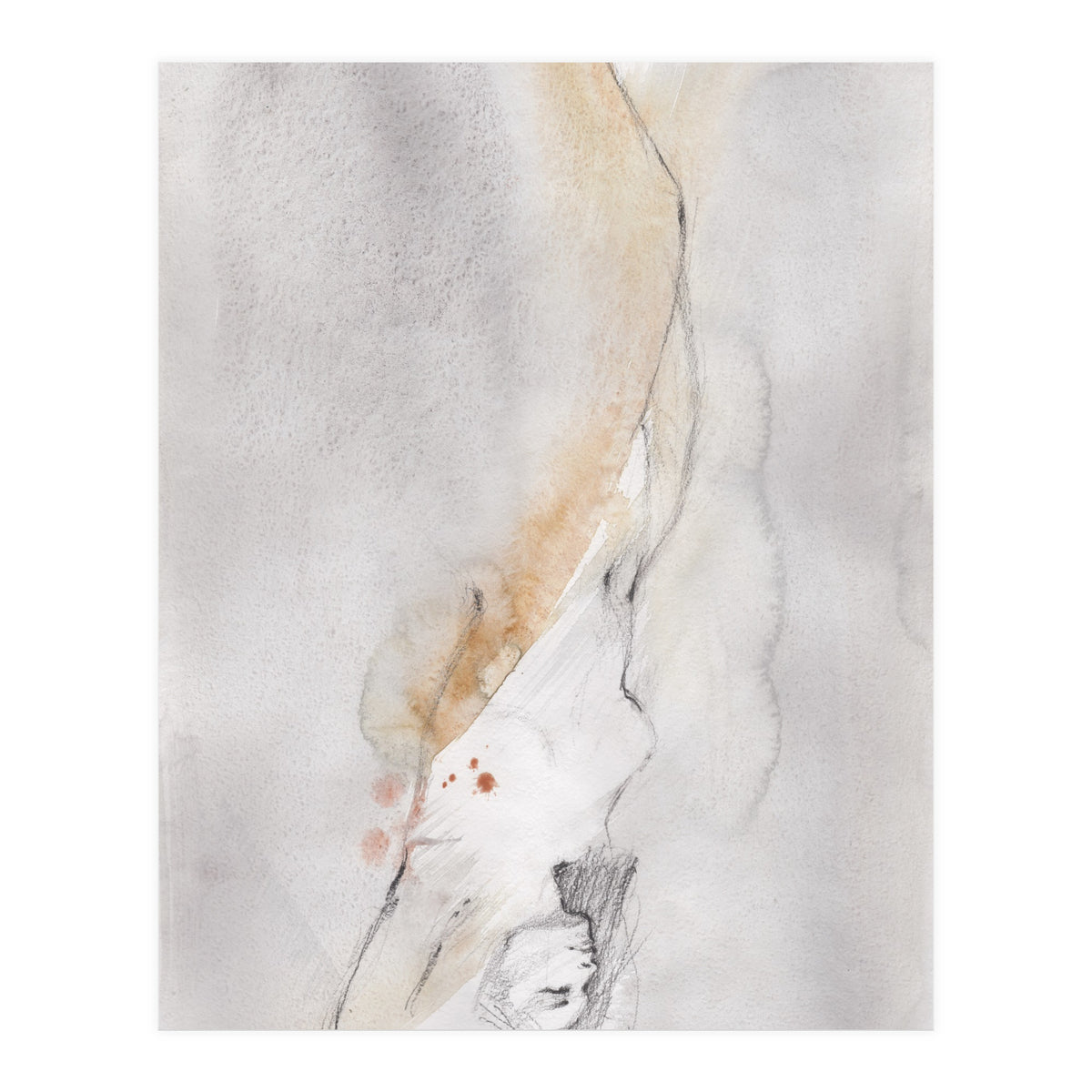 Drawing of a beautiful girl (Print Only)