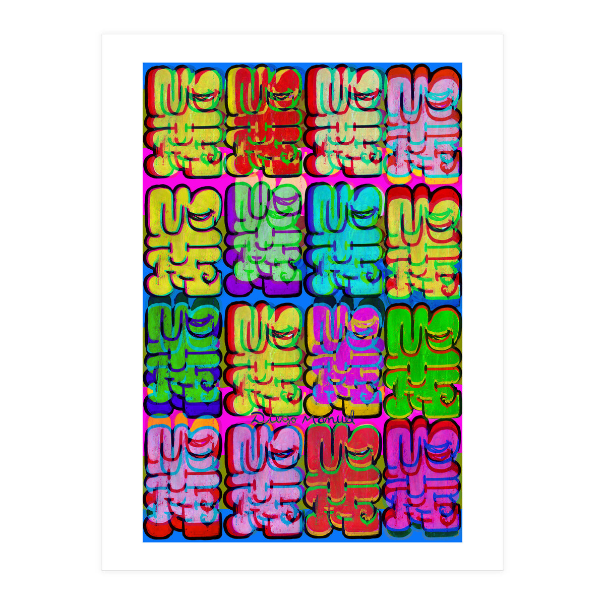 Graffitis 2021 Tapiz 122 (Print Only)