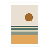 Ocean - Mid Century Landscape (Print Only) thumbnail