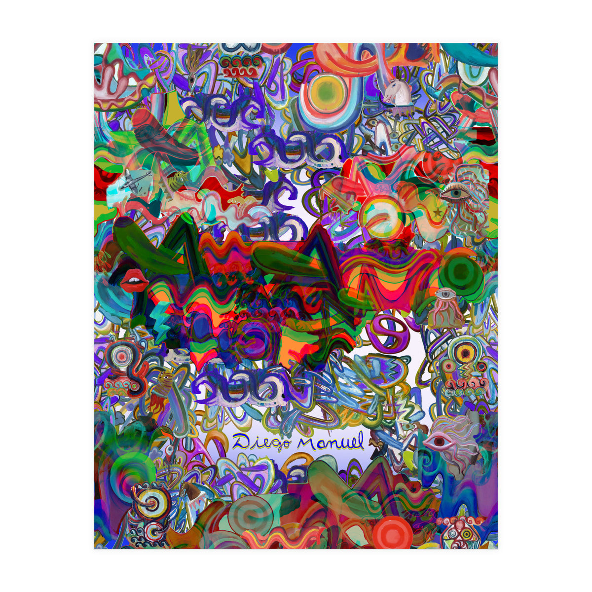 Graffitis 2021 Tapiz 15 (Print Only)