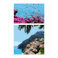 Positano flowers in Paints  (Print Only)