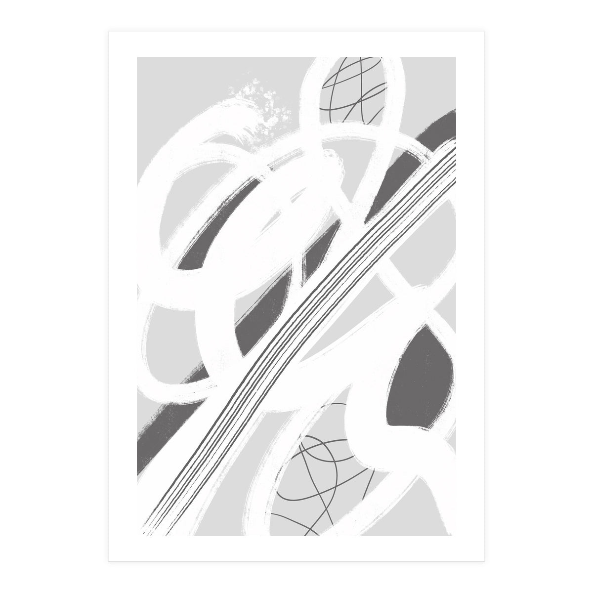 Abstract Painting No. 11 - Chaos and silence (Print Only)