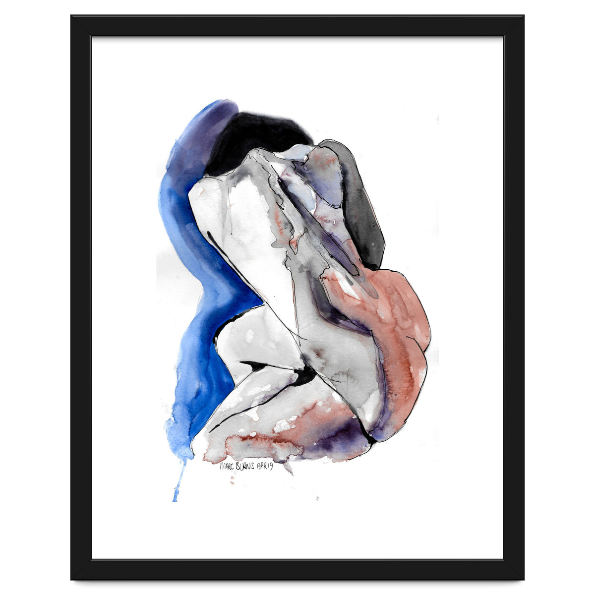 Untitled #2 - Nude with her back to the viewer