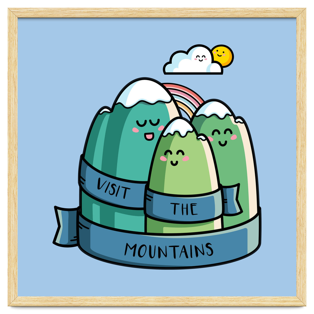 Kawaii Cute Visit the mountains