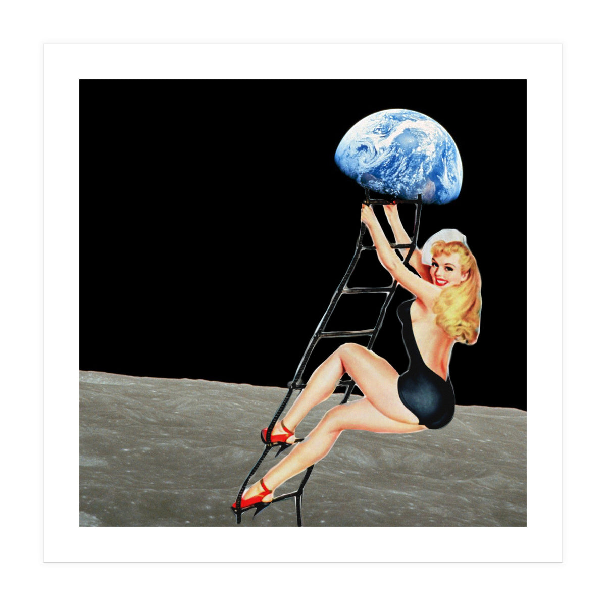 Hey Everbody Lets Go Back To Earth (Print Only)