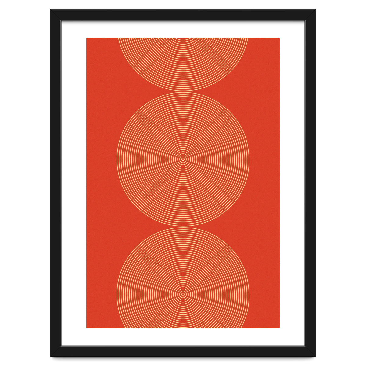 Radial Mid Century Geometric Art