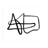 Black and White Line Art #1 (Print Only) thumbnail
