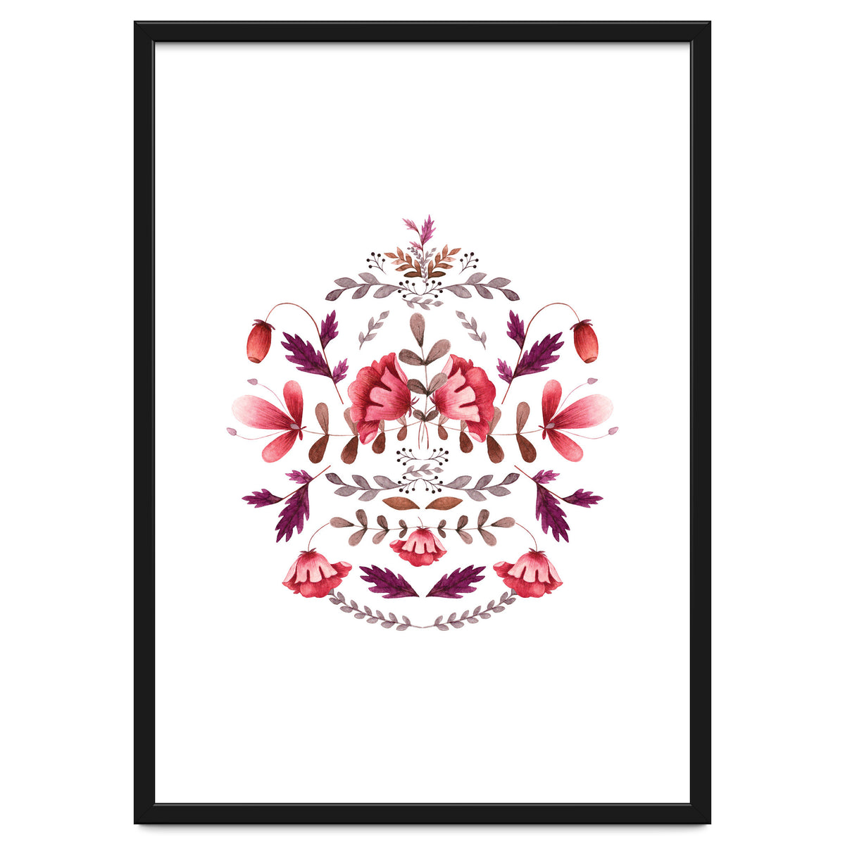 Scandinavian Folk Art Flowers