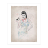 Posing With Gun (Print Only) thumbnail