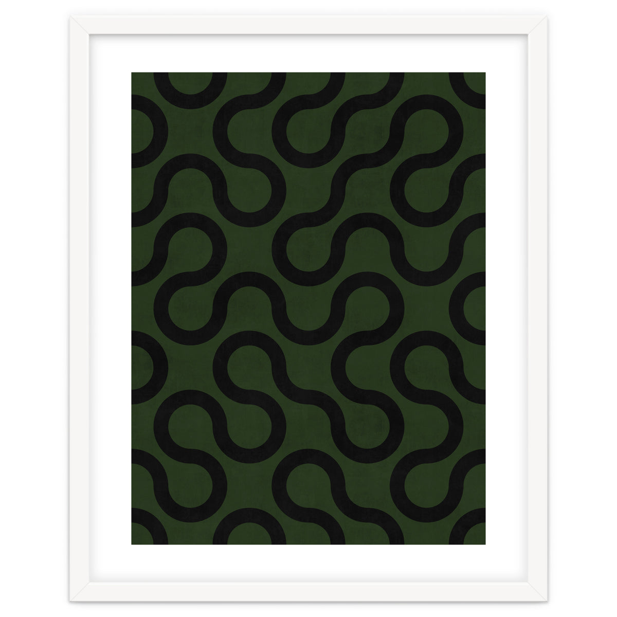 My Favorite Geometric Patterns No.33 - Deep Green