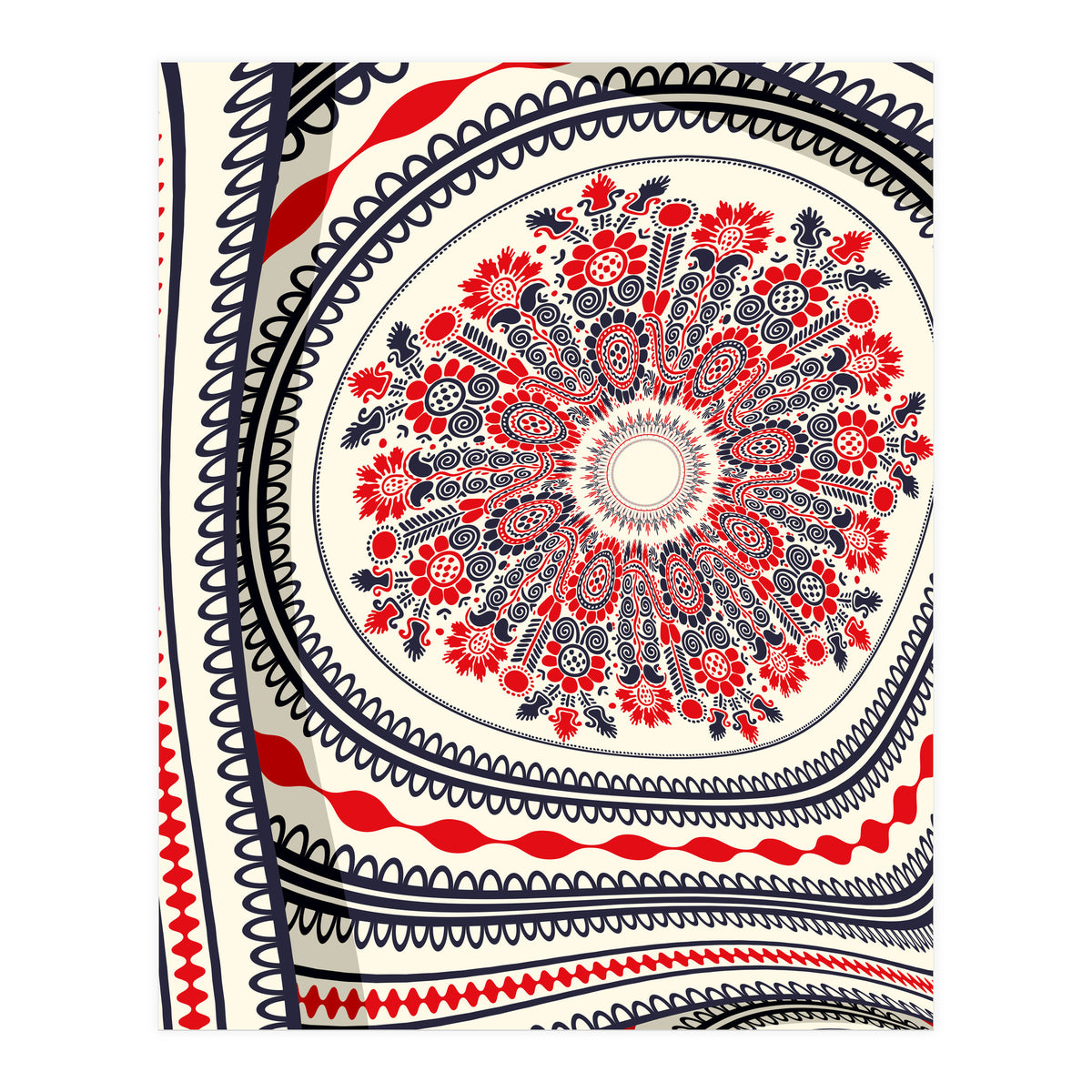 Romanian embroidery background 9 (Print Only)