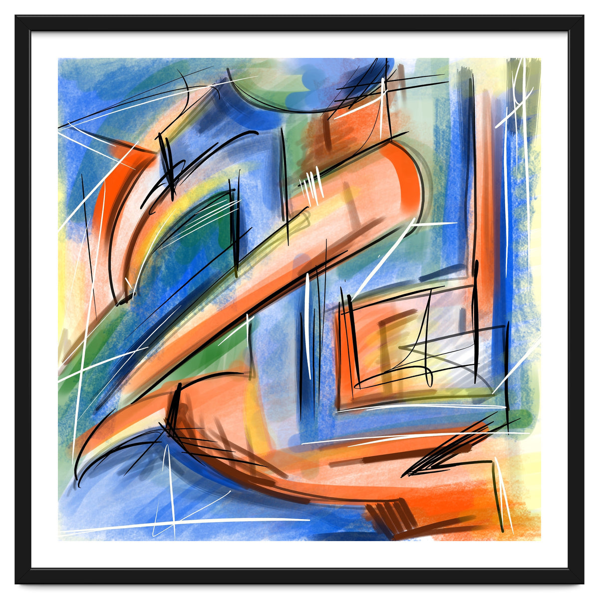 Emersions In Blue And Orange