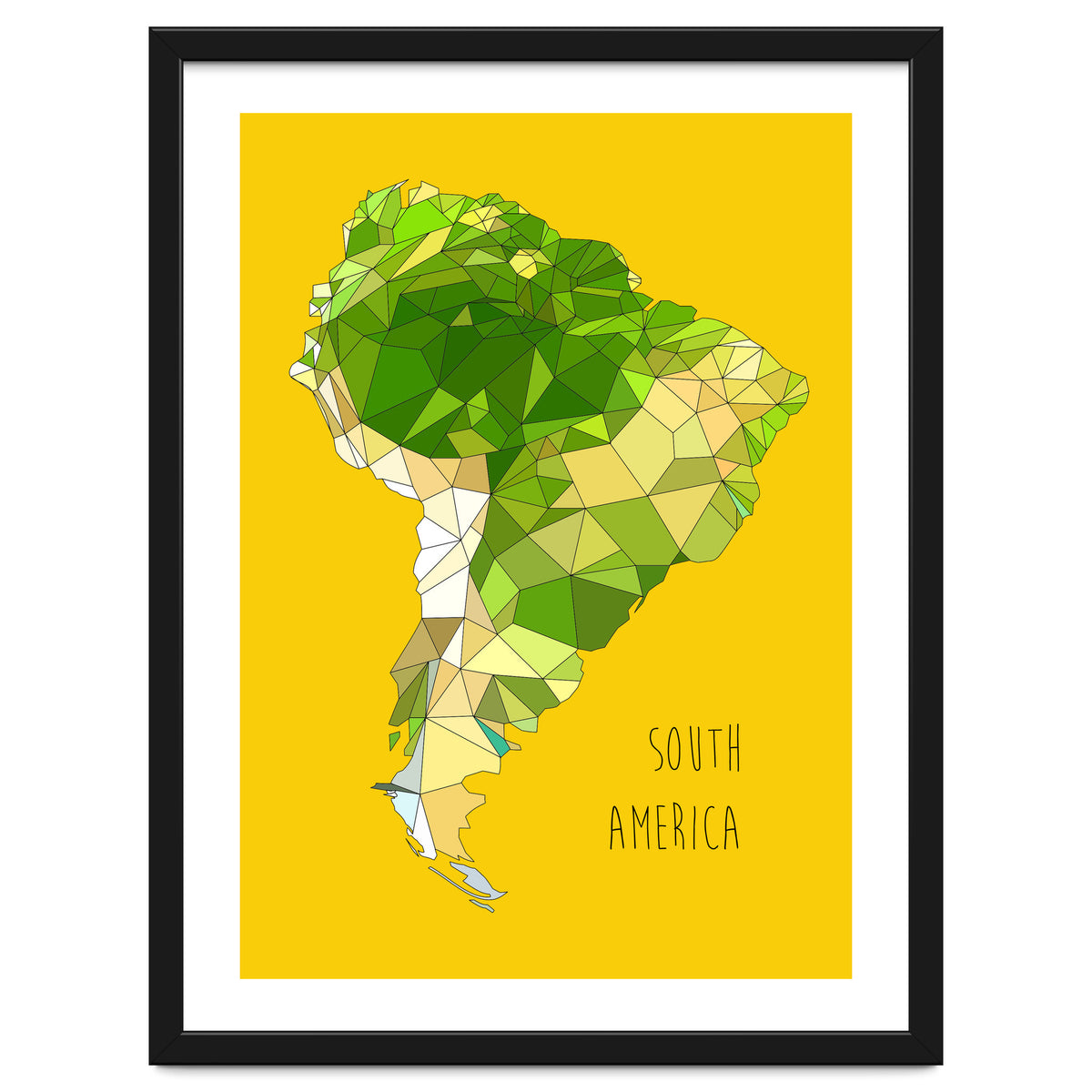 SOUTH AMERICA – Yellow