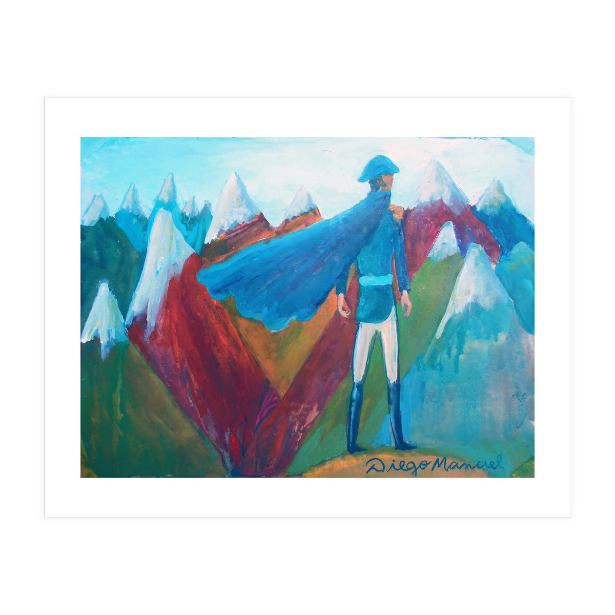 San Martin Cruzando Los Andes 5 (Print Only)