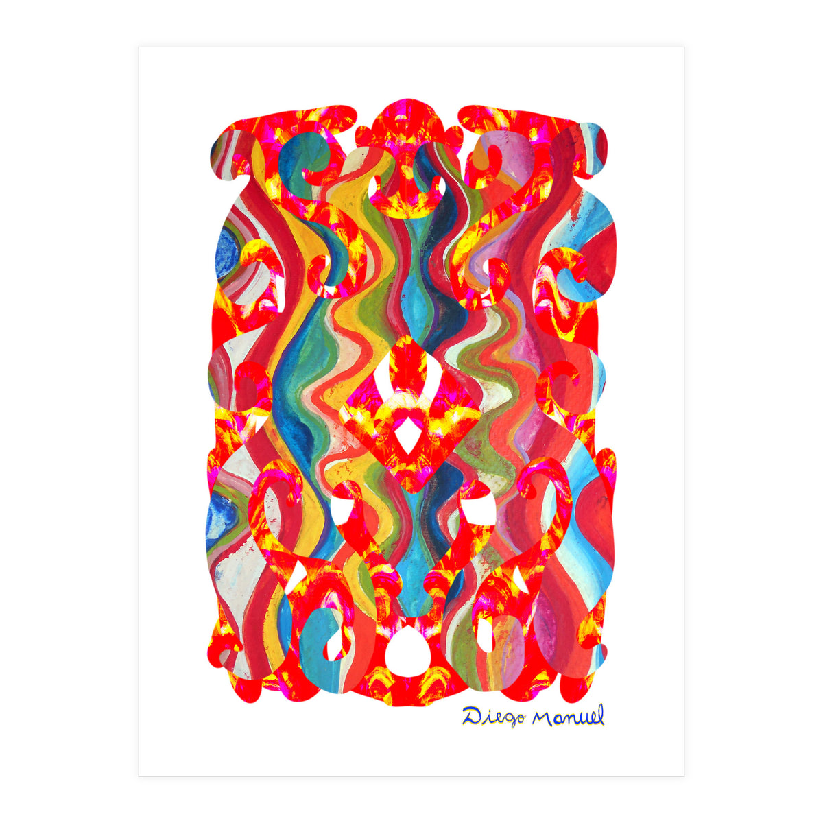 Pop Abstract Asimetrico 30 Copia (Print Only)