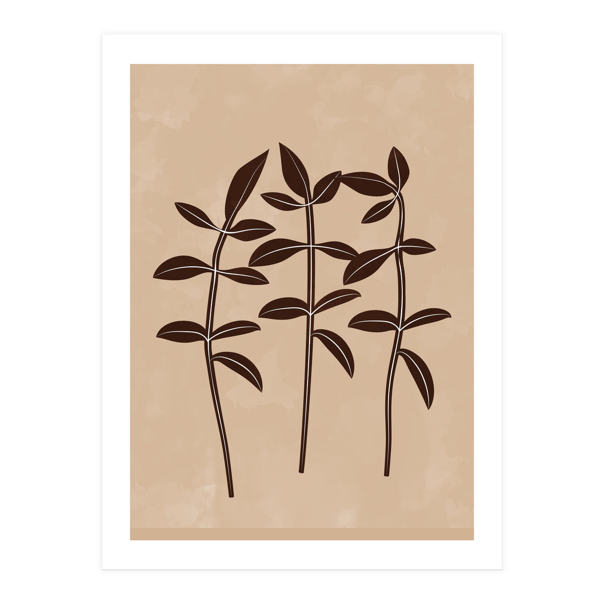 Boho Botanical Leaves (Print Only)