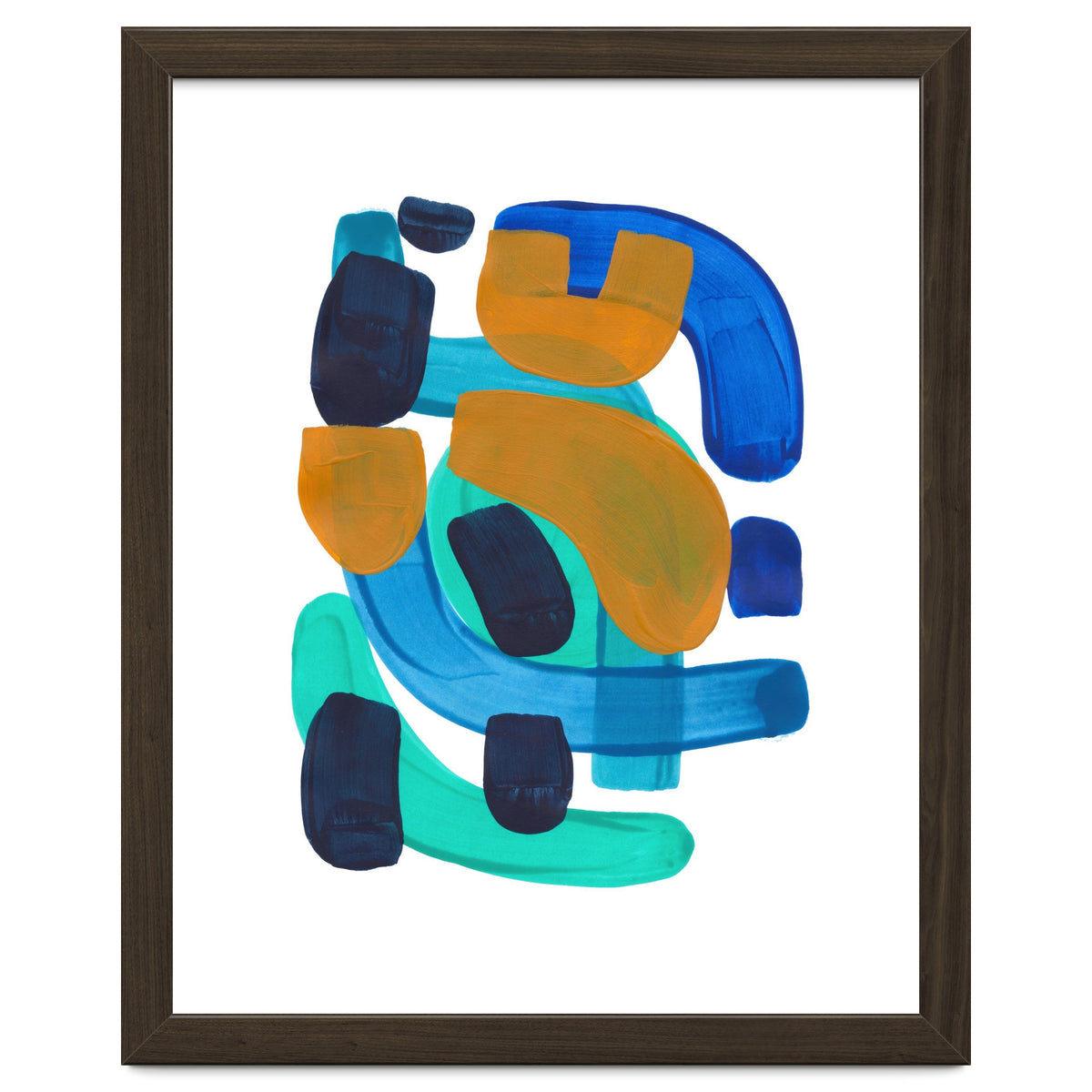 Marine Shapes Yellow Accent