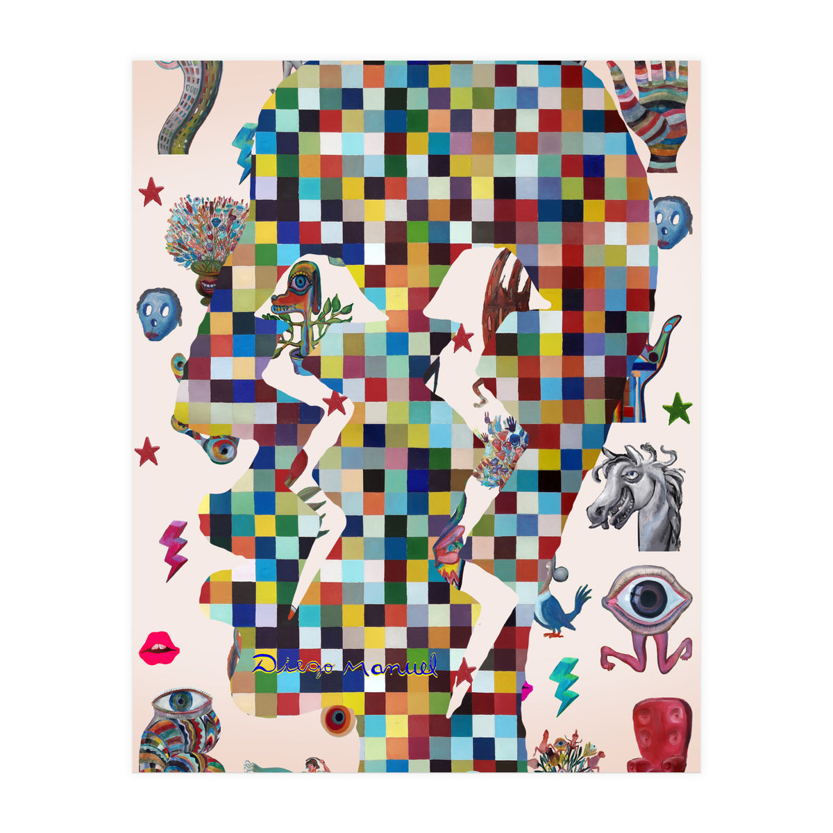 Perfil Con Rayos B 11 (Print Only)