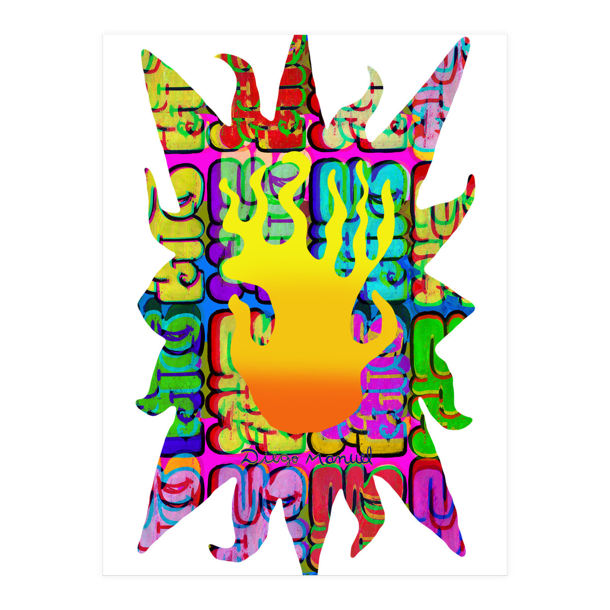 Fuego 5 Copia (Print Only)