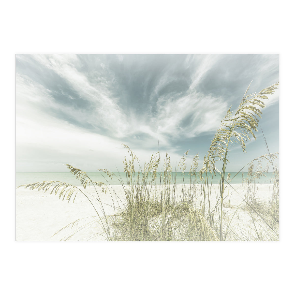 Heavenly calmness on the beach | Vintage (Print Only)