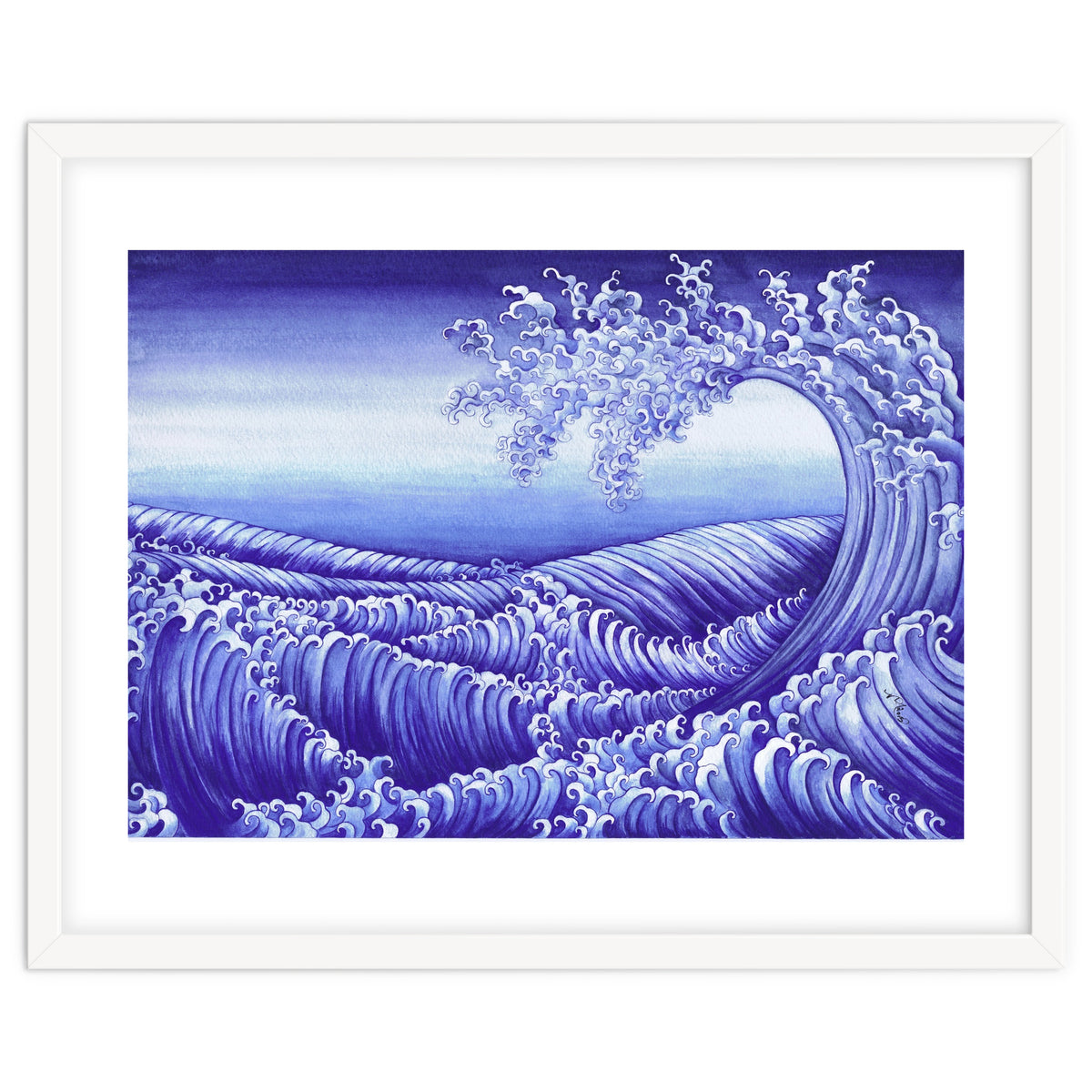 Turbulent Water Triptych part 3