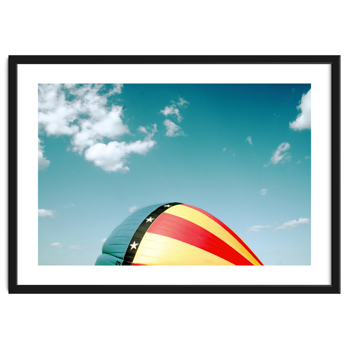 Air balloon over the blue sky
