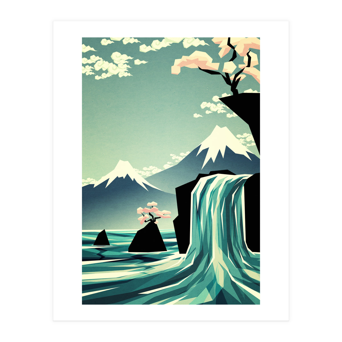 Waterfall Blossom Dream (Print Only)
