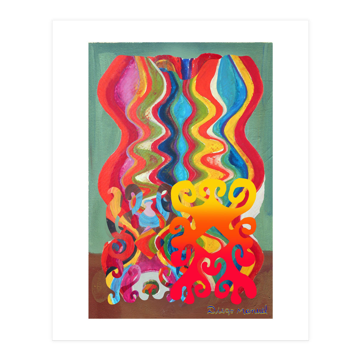 Pop Abstract Asimetrico A7 (Print Only)